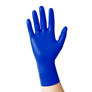 High Risk Nitrile — glove detail — SKU 015X